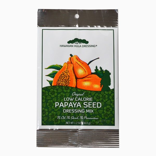 LowCal Papaya Seed Salad Dry Mix Kauai Kookie